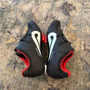 Peloton Athletic Shoes - Black with White and Red Accents